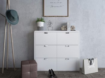 玄關鞋柜這樣設計，還能擴寬鞋子收納空間！