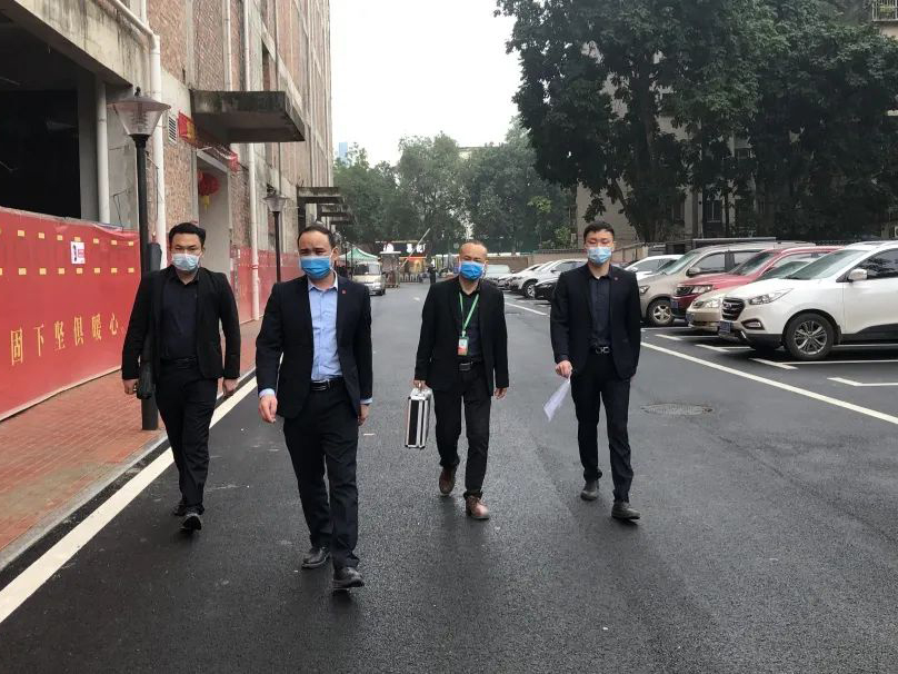 南鷹苑工地巡檢，打好復(fù)工第一戰(zhàn)